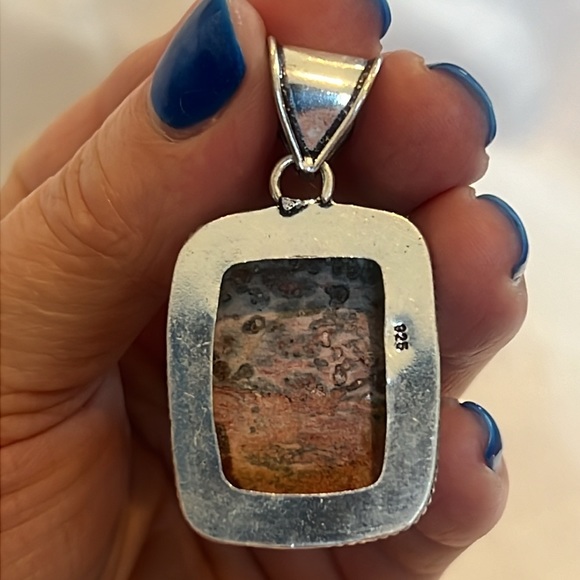 #585 Leopard 🐆 Skin Jasper Handcrafted Pendant NWOT - Picture 5 of 14